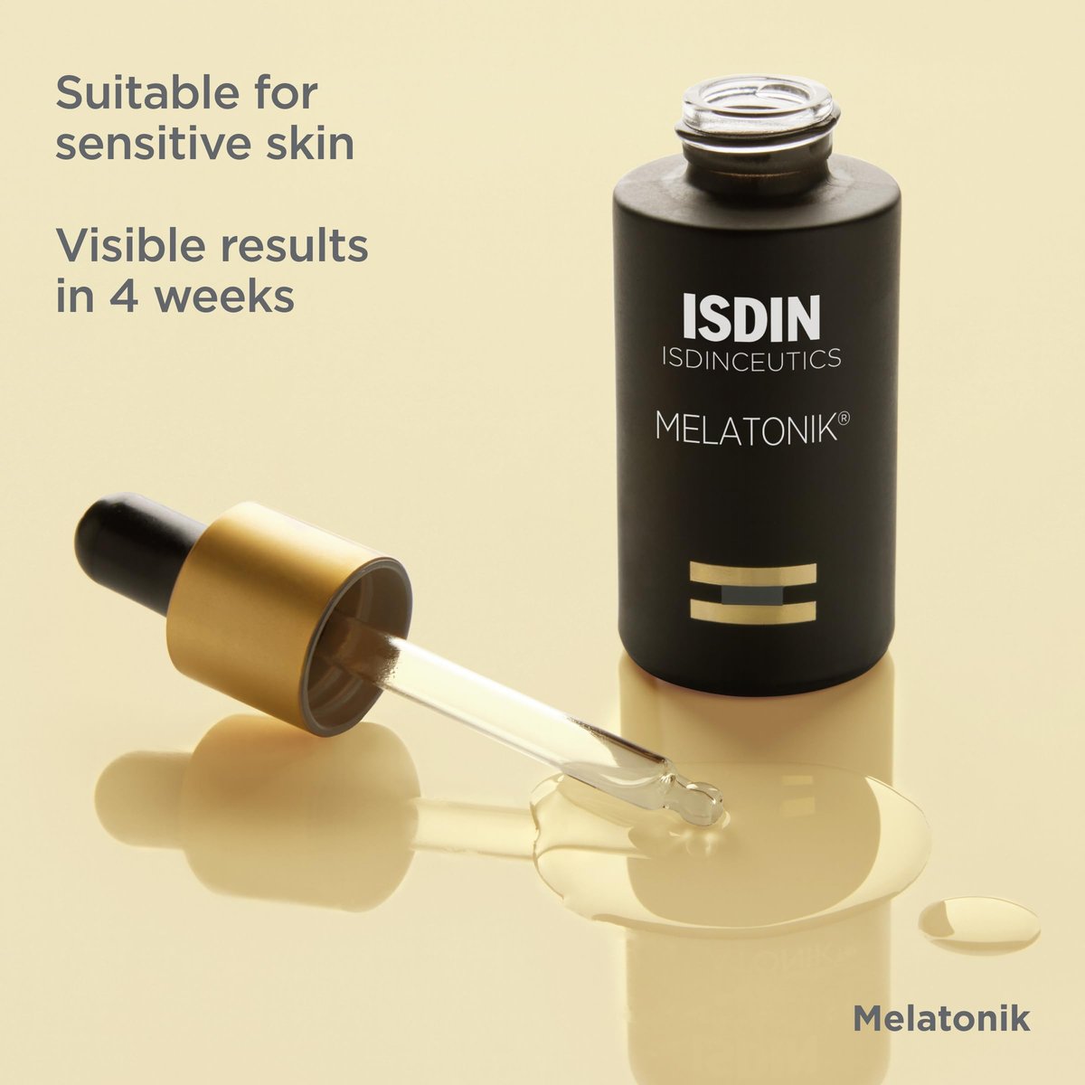 ISDIN Melatonik Overnight Recovery Night Serum – Anti-Aging, Brightening, 3-in-1 Repair with Melatonin, Bakuchiol & Vitamin C Avelisse