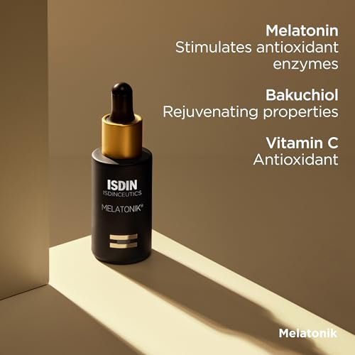 ISDIN Melatonik Overnight Recovery Night Serum – Anti-Aging, Brightening, 3-in-1 Repair with Melatonin, Bakuchiol & Vitamin C Avelisse