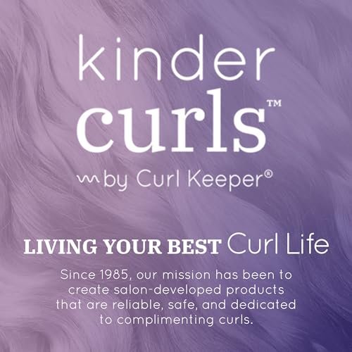Curl Keeper Kinder Hair Brush – Gentle Detangling Brush for Curly Hair (Black) - görsel 12