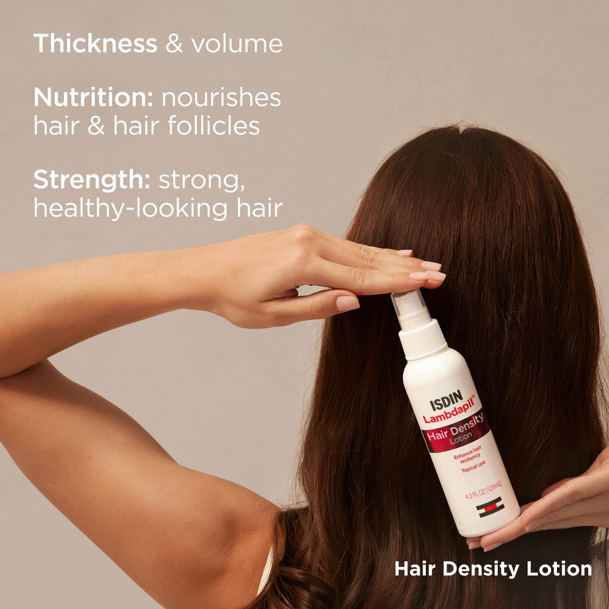 ISDIN Lambdapil Hair Loss Lotion – Strengthen Hair, 4.2 Fl. Oz. Avelisse