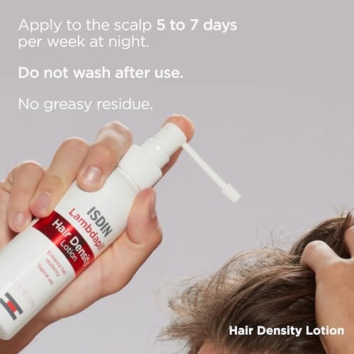 ISDIN Lambdapil Hair Loss Lotion – Strengthen Hair, 4.2 Fl. Oz. Avelisse