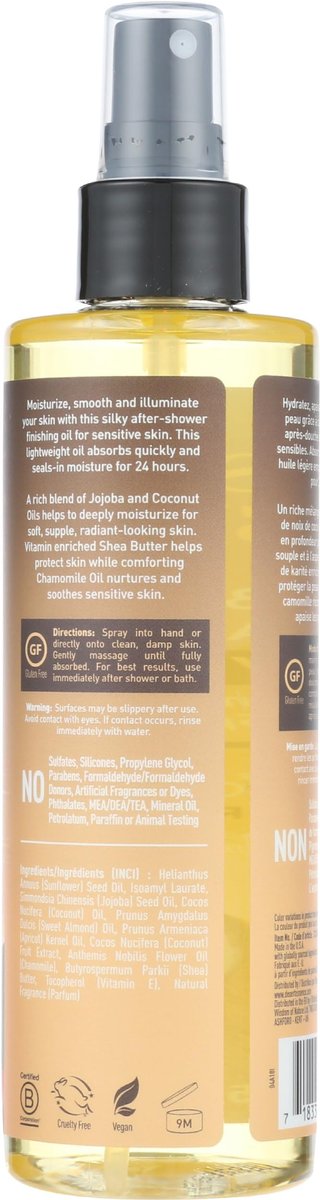 Desert Essence Jojoba, Coconut & Chamomile Body Oil Spray – 24-Hour Moisture After Shower Finishing Oil for Sensitive Skin, Fast-Absorbing Hydration, 8.28 fl oz Avelisse