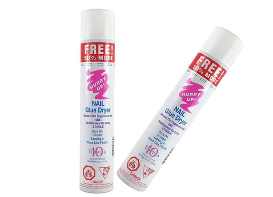 2-Pack Nail Glue Dryer - Dries on Contact, Glass-Like Finish, 10-Free Formula, 7.2 fl oz Avelisse