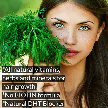 DrFormulas Original DHT Blocker Without Biotin | Hair Growth Supplement for Women and Men, 90 Capsules (45-Day Supply) Avelisse