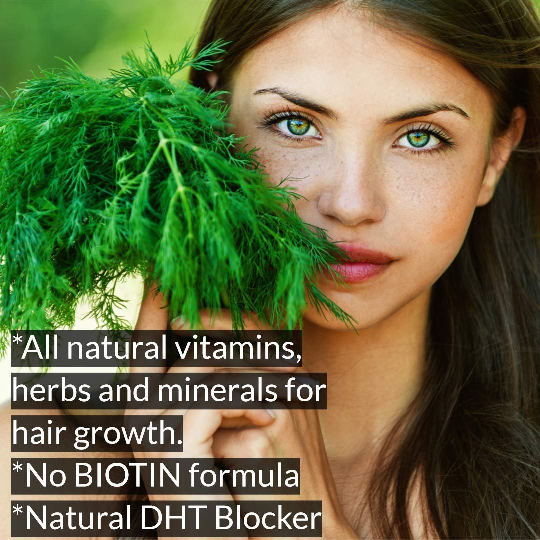 DrFormulas Original DHT Blocker Without Biotin | Hair Growth Supplement for Women and Men, 90 Capsules (45-Day Supply) Avelisse
