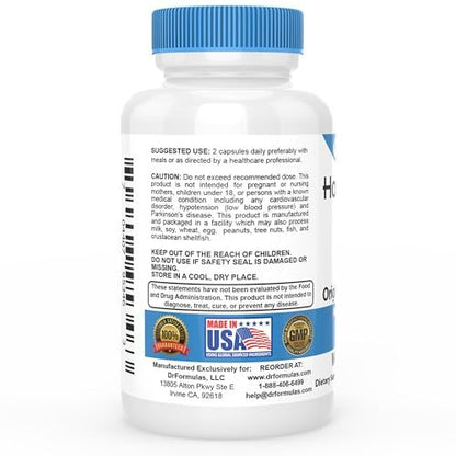 DrFormulas Original DHT Blocker Without Biotin | Hair Growth Supplement for Women and Men, 90 Capsules (45-Day Supply) Avelisse