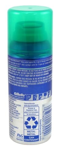Gillette Series Shave Gel with Aloe Vera for Sensitive Skin, 2.5 oz (12 Pack) Avelisse