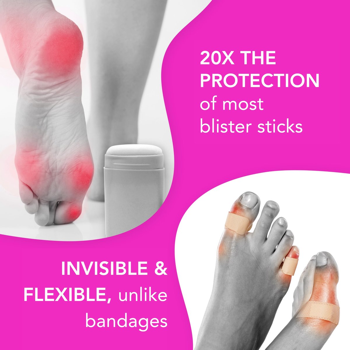 Barefoot Scientist PreHeels+ Blister Prevention Spray – Invisible Protective Barrier Against Blisters, 1.5 oz Avelisse
