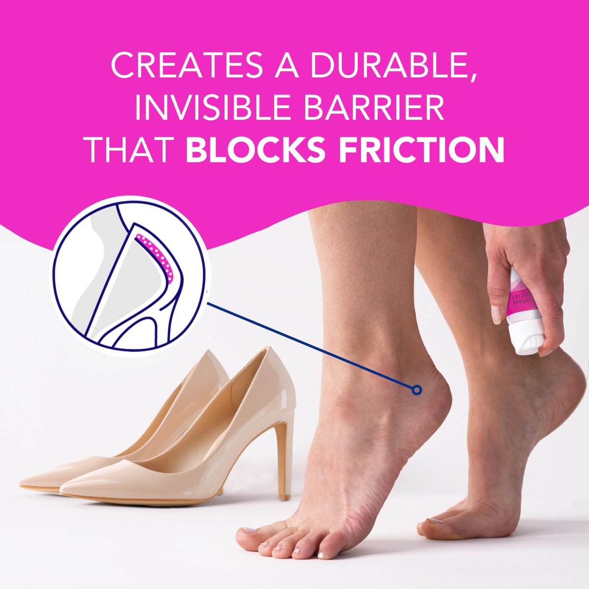 Barefoot Scientist PreHeels+ Blister Prevention Spray – Invisible Protective Barrier Against Blisters, 1.5 oz Avelisse