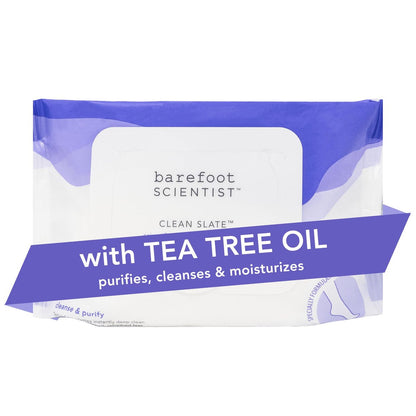 Barefoot Scientist Clean Slate Textured Cleansing Towelettes for Fresh Clean Feet - 25 Count