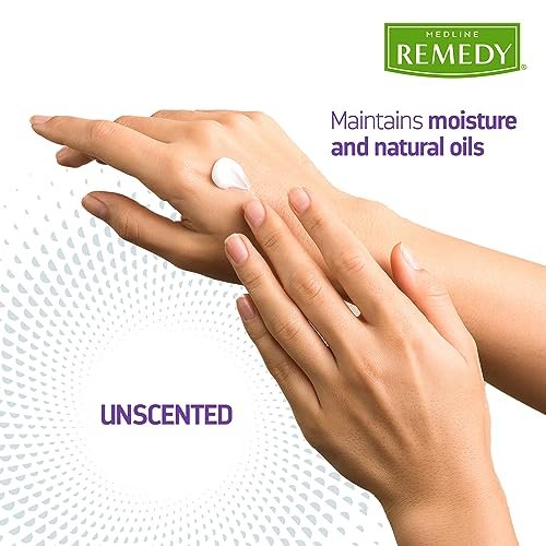 Medline Remedy Clinical Skin Cream Moisturizer, Fragrance-Free (8 fl oz) - Nourishing Hypoallergenic Lotion for Dry Skin, Paraben and Sulfate-Free - görsel 10