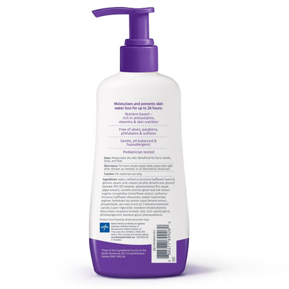 Medline Remedy Clinical Skin Cream Moisturizer, Fragrance-Free (8 fl oz) - Nourishing Hypoallergenic Lotion for Dry Skin, Paraben and Sulfate-Free