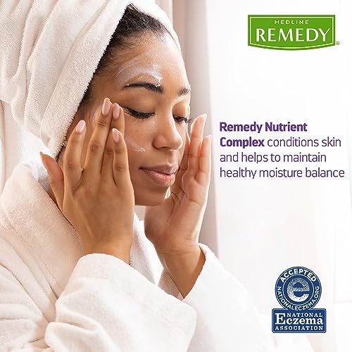 Medline Remedy Clinical Skin Cream Moisturizer, Fragrance-Free (8 fl oz) - Nourishing Hypoallergenic Lotion for Dry Skin, Paraben and Sulfate-Free - görsel 6