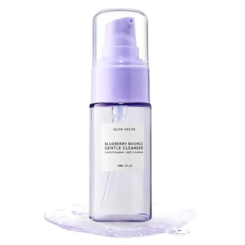 Glow Recipe Blueberry Bounce Gentle AHA Foaming Face Wash - Travel Size 30ml - Korean Exfoliating Cleanser with Hyaluronic Acid for Sensitive Skin, Vegan - görsel 2