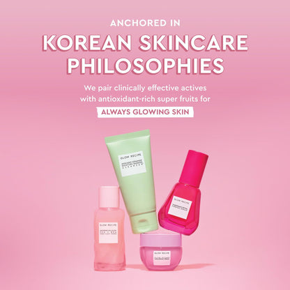 Glow Recipe Blueberry Bounce Gentle AHA Foaming Face Wash - Travel Size 30ml - Korean Exfoliating Cleanser with Hyaluronic Acid for Sensitive Skin, Vegan