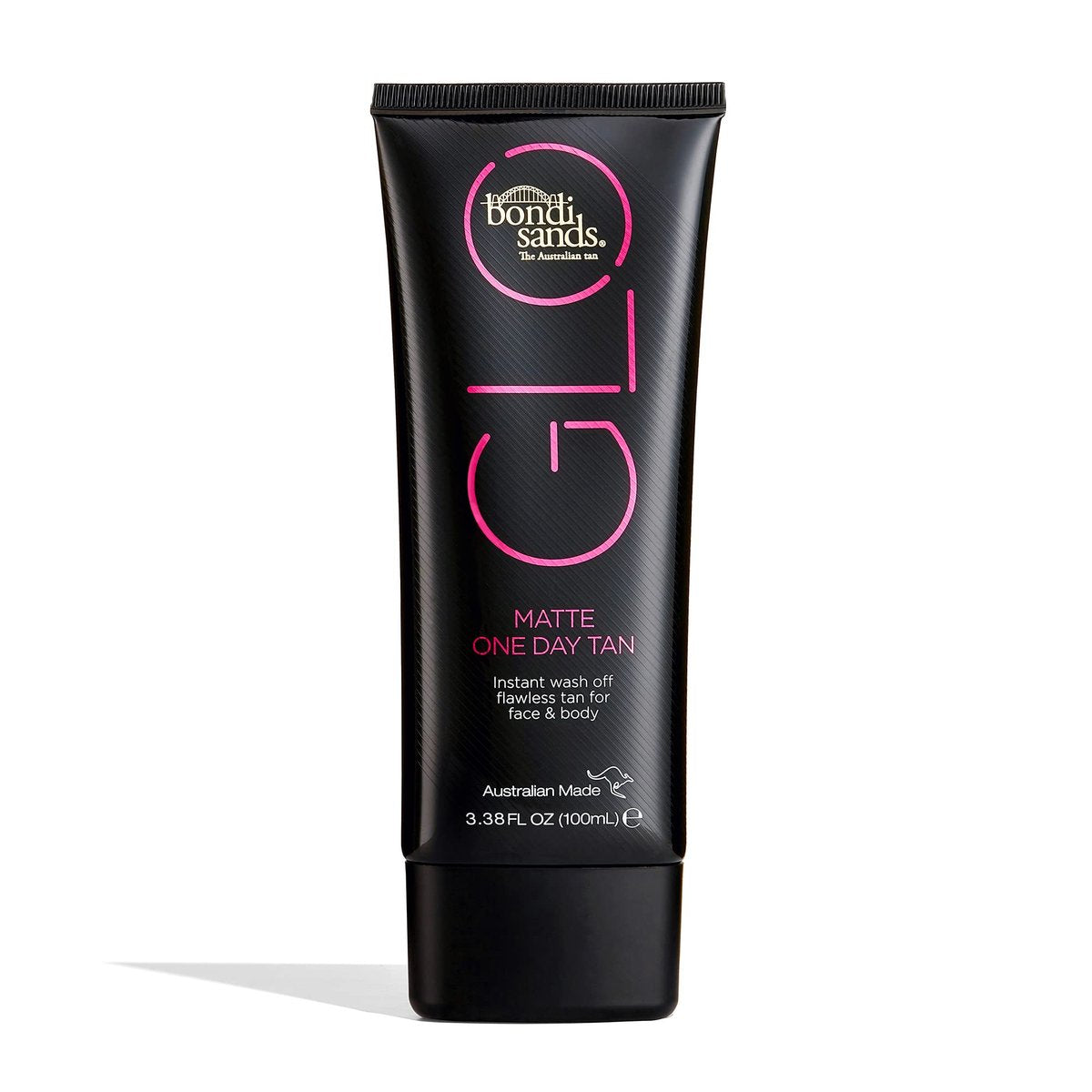 Bondi Sands GLO Matte One Day Tan - Instant Flawless Bronze Finish for Face & Body, Transfer & Water Resistant, 100 ml Avelisse