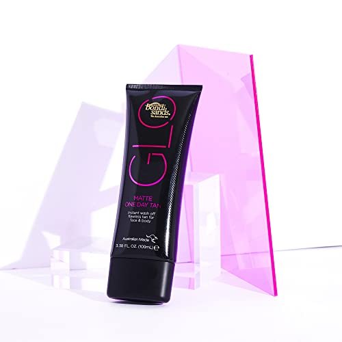 Bondi Sands GLO Matte One Day Tan - Instant Flawless Bronze Finish for Face & Body, Transfer & Water Resistant, 100 ml Avelisse