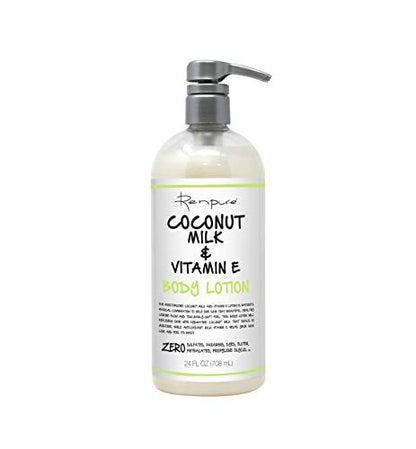 Renpure Originals Coconut Milk & Vitamin E Body Lotion - 24 oz, Hydrating & Nourishing Avelisse