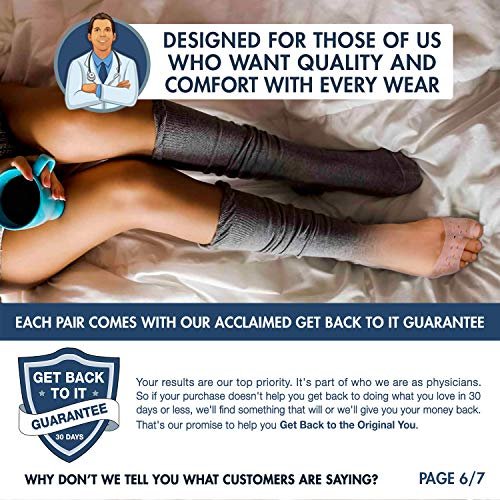 Dr. Frederick's Original Moisturizing Gel Socks - 2 Pairs - Silicone-Feel Socks for Dry Cracked Feet Women & Men - Foot Moisturizing Socks for Cracked Heel Treatment - Day & Night Spa Socks - görsel 12