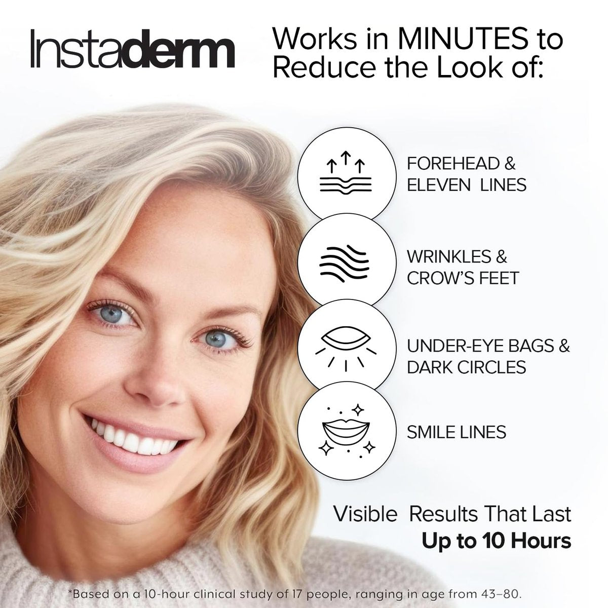 Instant Eye Tightener – Reduce Under Eye Bags, Puffiness, Dark Circles & Wrinkles | Naturally Ageless Hydrating Cream by Instaderm Avelisse