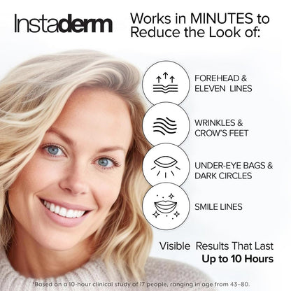 Instant Eye Tightener – Reduce Under Eye Bags, Puffiness, Dark Circles & Wrinkles | Naturally Ageless Hydrating Cream by Instaderm Avelisse