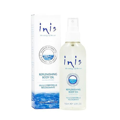 Inis the Energy of the Sea Replenishing Body Oil Spray – Fast-Absorbing Jojoba & Seaweed Moisturizer with Vitamin E, 5 fl oz Avelisse