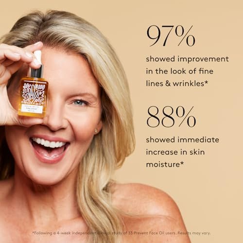 Prevent Anti-Aging Facial Oil - Vegan, Naturally-Derived Skin Care (1.18 oz) Avelisse