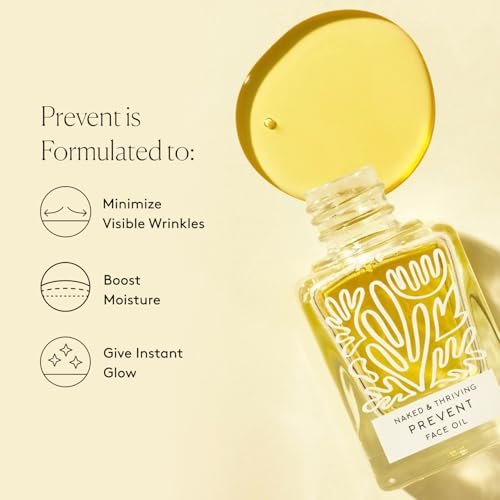 Prevent Anti-Aging Facial Oil - Vegan, Naturally-Derived Skin Care (1.18 oz) Avelisse