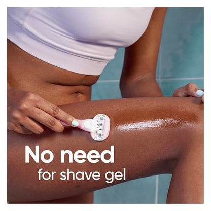 Gillette Venus ComfortGlide White Tea Women's Razor: 1 Handle + 4 Blade Refills Avelisse