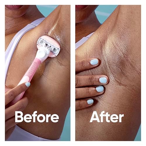 Gillette Venus ComfortGlide White Tea Women's Razor: 1 Handle + 4 Blade Refills Avelisse