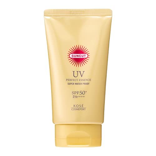 KOSE SUNCUT Perfect UV Essence No Fragrance 60g – Lightweight Sunscreen for Face Avelisse