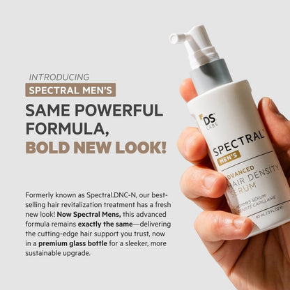 DS Labs Spectral Men’s Hair Density Serum (formerly Spectral.DNC-N) - Lightweight Leave-In for Fuller Looking, Thicker Looking Hair, Fast Absorbing, Non-Greasy, For All Hair Types, 60mL, (3 Pack) Avelisse