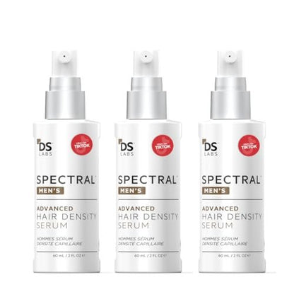 DS Labs Spectral Men’s Hair Density Serum (formerly Spectral.DNC-N) - Lightweight Leave-In for Fuller Looking, Thicker Looking Hair, Fast Absorbing, Non-Greasy, For All Hair Types, 60mL, (3 Pack) Avelisse