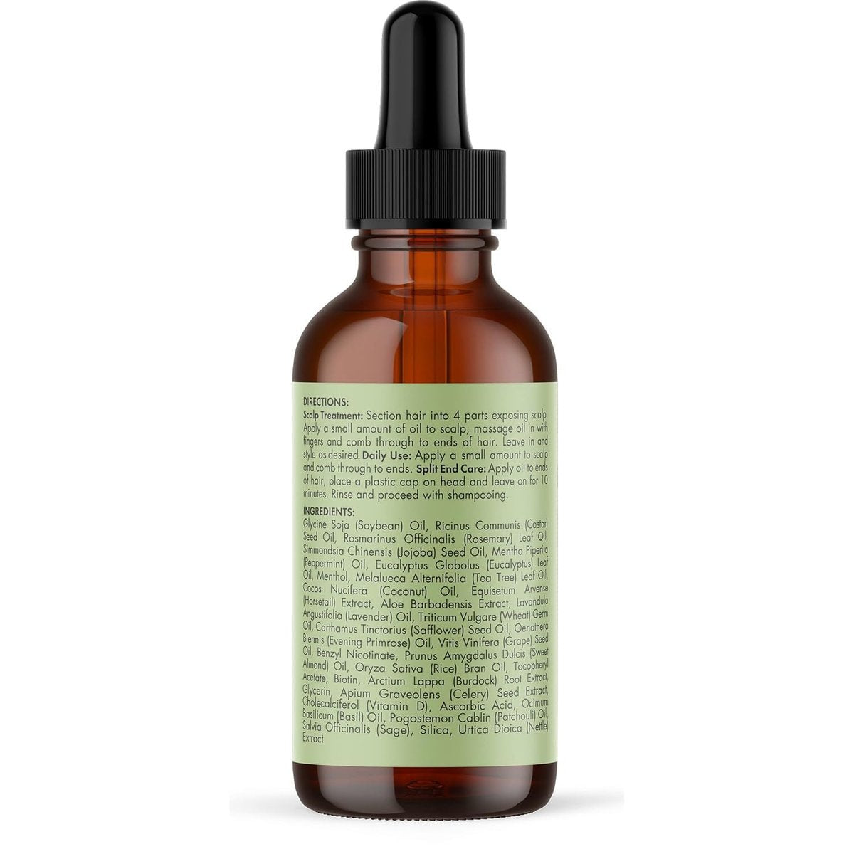 Mielle Organics Rosemary & Mint Strengthening Hair Oil – Biotin-Infused Treatment for Dry Scalp, Split Ends, and Frizzy Hair, Promotes Longer, Healthier Strands (2 oz) - görsel 15