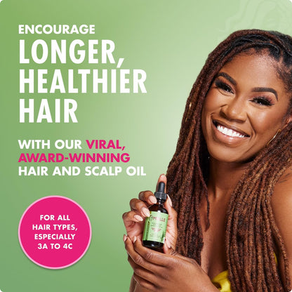 Mielle Organics Rosemary & Mint Strengthening Hair Oil – Biotin-Infused Treatment for Dry Scalp, Split Ends, and Frizzy Hair, Promotes Longer, Healthier Strands (2 oz)