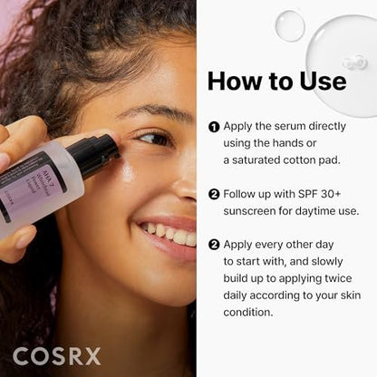 COSRX 7% Glycolic Acid Whitehead Removing Power Liquid – AHA Exfoliating Toner for Face & Body, Pore Minimizer, Korean Skin Care
