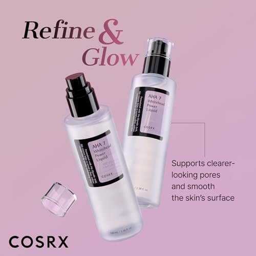 COSRX 7% Glycolic Acid Whitehead Removing Power Liquid – AHA Exfoliating Toner for Face & Body, Pore Minimizer, Korean Skin Care - görsel 6