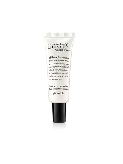 Philosophy Anti-Wrinkle Miracle Worker Line-Correcting Face Primer with Vitamin C & Coconut Oil - Smooths Skin for Even Makeup Application - 0.9 fl oz Avelisse