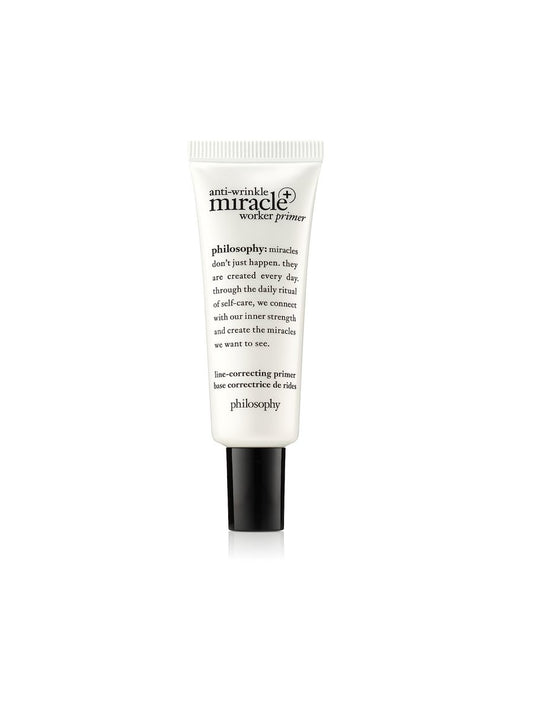 Philosophy Anti-Wrinkle Miracle Worker Line-Correcting Face Primer with Vitamin C & Coconut Oil - Smooths Skin for Even Makeup Application - 0.9 fl oz Avelisse