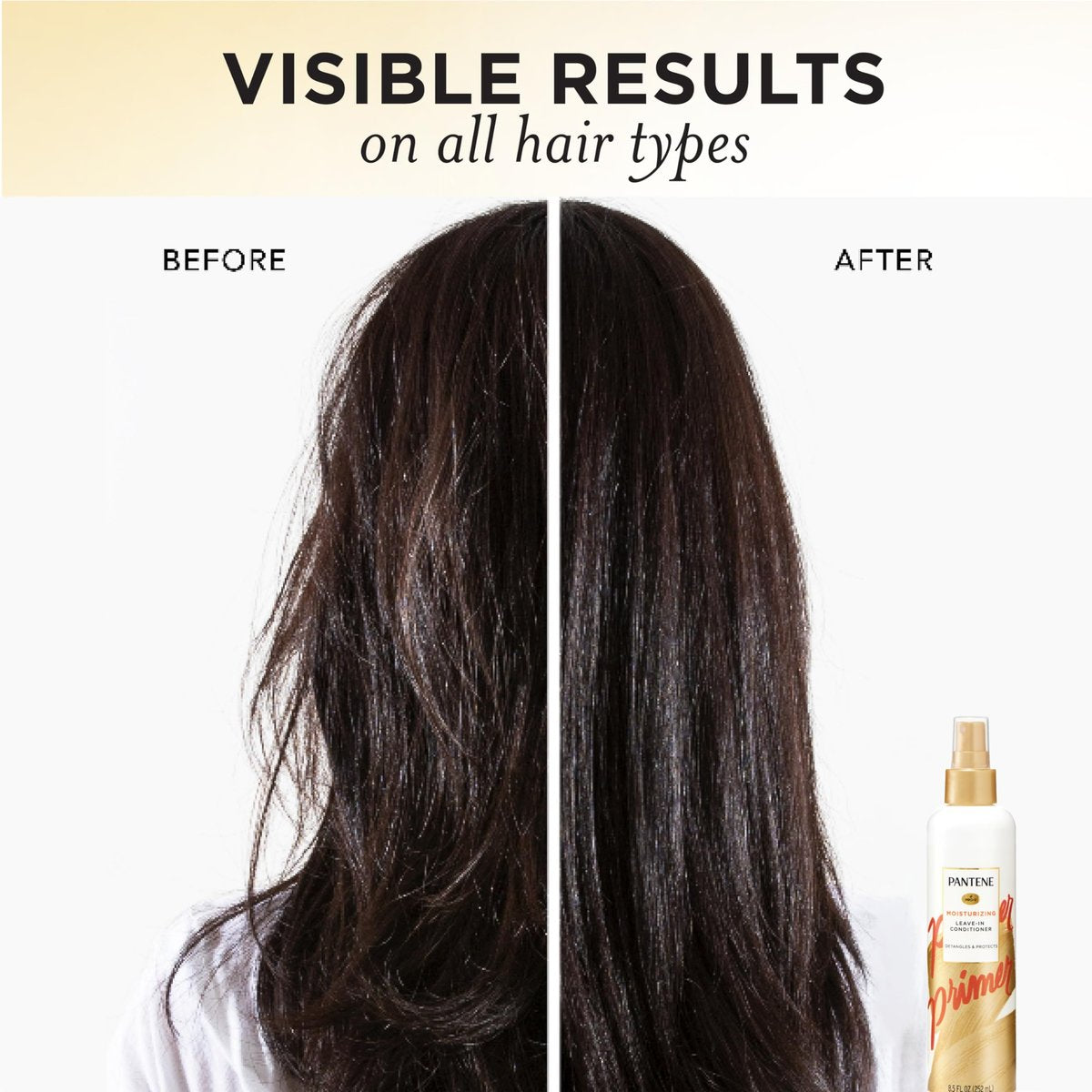 Pantene Pro-V Repair & Protect Conditioning Detangler Spray, Leave-In Conditioner for Damaged Hair, Sulfate-Free, 8.5 Fl Oz (Pack of 3) Avelisse