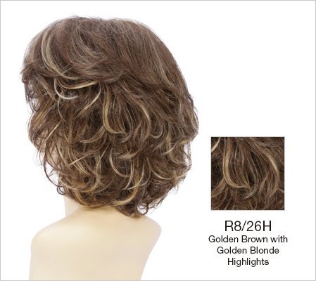 Estetica Design Jones Synthetic Full Wig - Brown R8/26H - Average Size - görsel 8