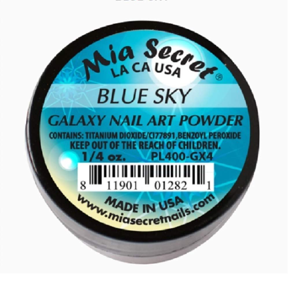 Mia Secret Professional Galaxy Collection Acrylic Powder - Blue Sky (0.25 oz) - görsel 1