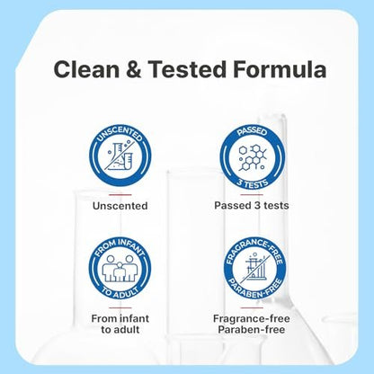 Illiyoon Ceramide Ato 6.0 Top to Toe Wash – Mild 3-in-1 Baby Body Wash, Shampoo & Conditioner, 16.9 Fl Oz (500ml) Avelisse