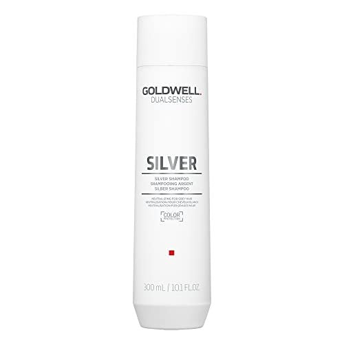 Goldwell Dualsenses Silver Shampoo 300mL – Neutralizes Brassiness for Cool Blonde & Gray Hair Avelisse
