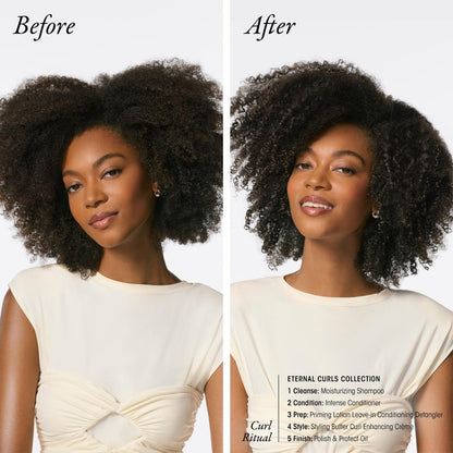 Oribe Styling Butter Curl Enhancing Cream - Hydrating Curl Defining Cream with Medium Hold - Nourishes & Softens Curls - Tames Frizz & Prevents Dryness - For Curls & Coils - 6.7 oz Avelisse