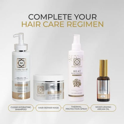 Maria Yanez Argan Oil Hair Mask 10.2 oz – Deep Conditioning Treatment for Dry & Damaged Hair – Hydrating Mask for Color Treated & Bleached Hair