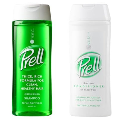 Prell 2-in-1 Shampoo & Conditioner – Classic Clean, Deep Cleansing & Lightweight Conditioning for Shiny Healthy Hair (13.5 oz) Avelisse