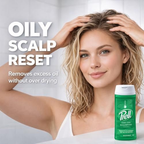 Prell 2-in-1 Shampoo & Conditioner – Classic Clean, Deep Cleansing & Lightweight Conditioning for Shiny Healthy Hair (13.5 oz) Avelisse