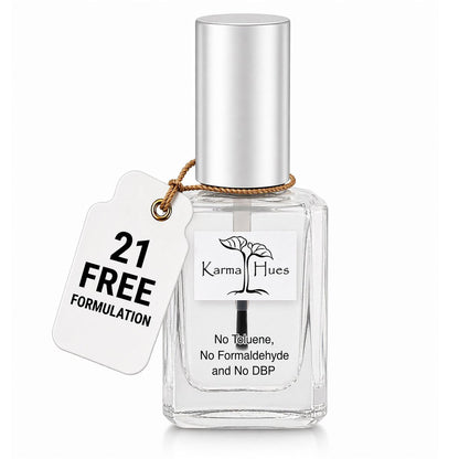 Karma Halal Certified Breathable Nail Polish - Truly Breathable, Cruelty Free & Vegan - Oxygen Permeable Wudu Friendly Top Coat (ANASTASIA) Avelisse
