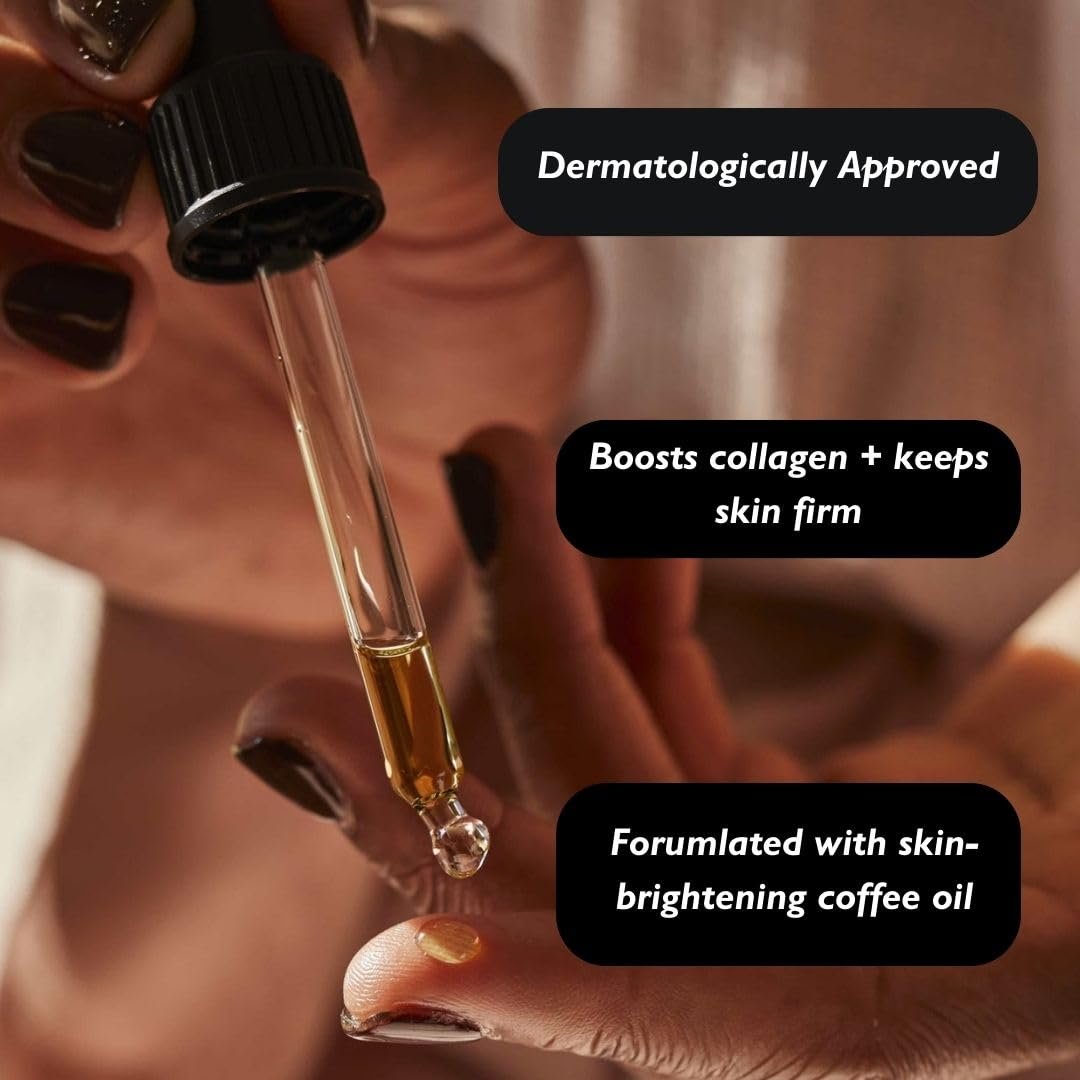 UpCircle Organic Face Serum with Coffee Oil - Vitamin C, Rosehip & Sea Buckthorn for Dark Spots & Hydration - 1 oz Avelisse